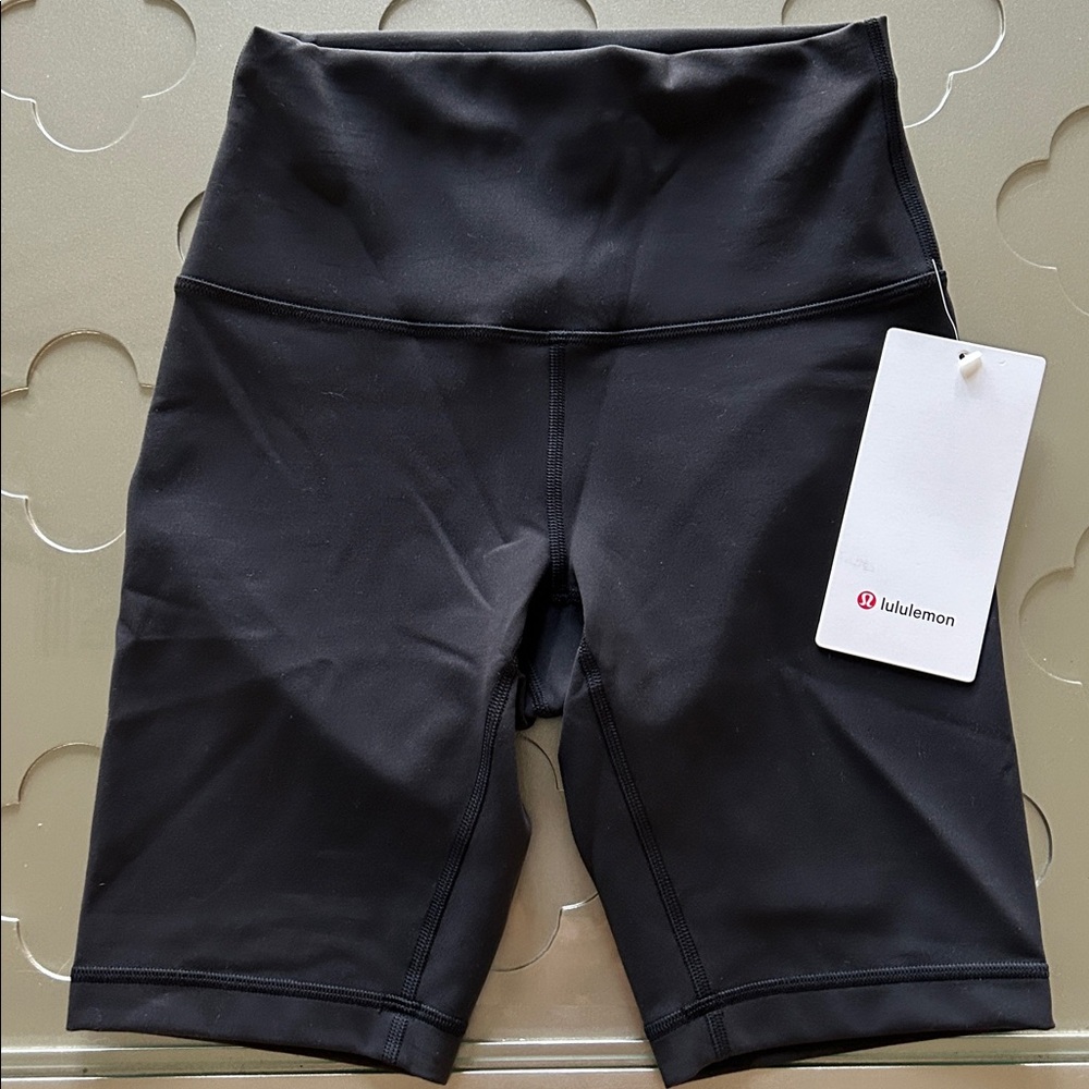 🆕 LULULEMON Wunder Train High-Rise Shorts 8" Black NWT Size 4 - Picture 6 of 14